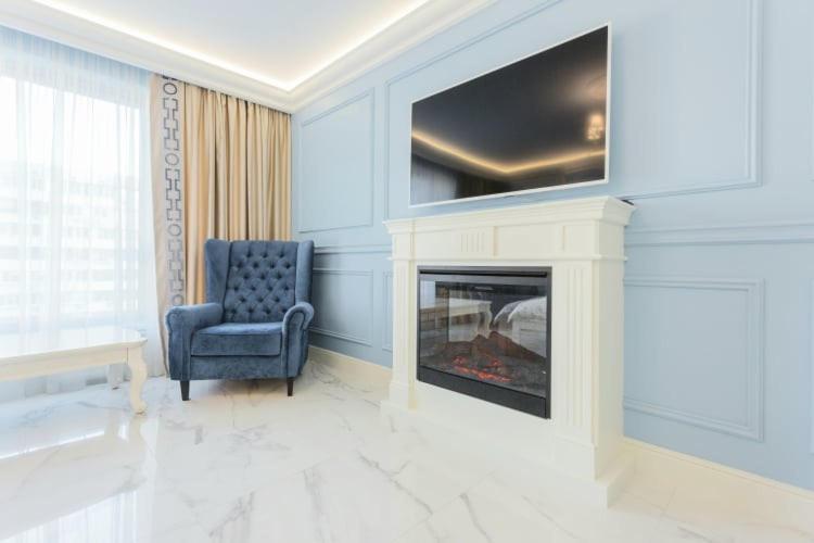 Роскошная 3К Квартира 120М2 На Набережной В Жк Obolon Residentsic Kiev Exteriör bild